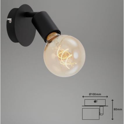 Briloner 2868-015 - Nástenné bodové svietidlo SPOT 1xE27/60W/230V