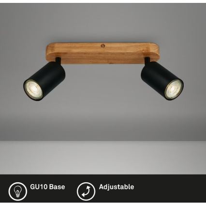 Briloner 2922-025 - Bodové svietidlo SPOT 2xGU10/9W/230V