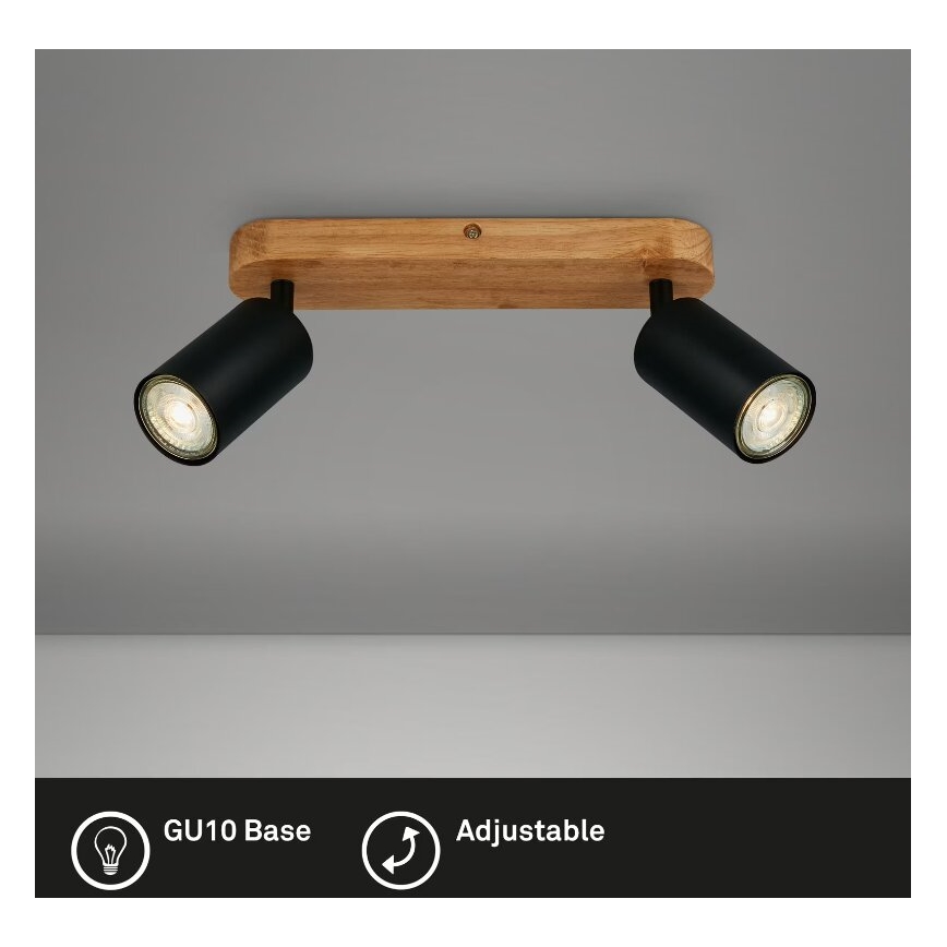 Briloner 2922-025 - Bodové svietidlo SPOT 2xGU10/9W/230V