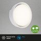 Briloner 3019-016 - LED Vonkajšie nástenné svietidlo GENUA LED/18W/230V IP44 biela