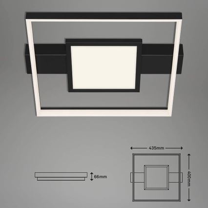 Briloner 3028-015 - LED Stmievateľné stropné svietidlo FRAME LED/38W/230V