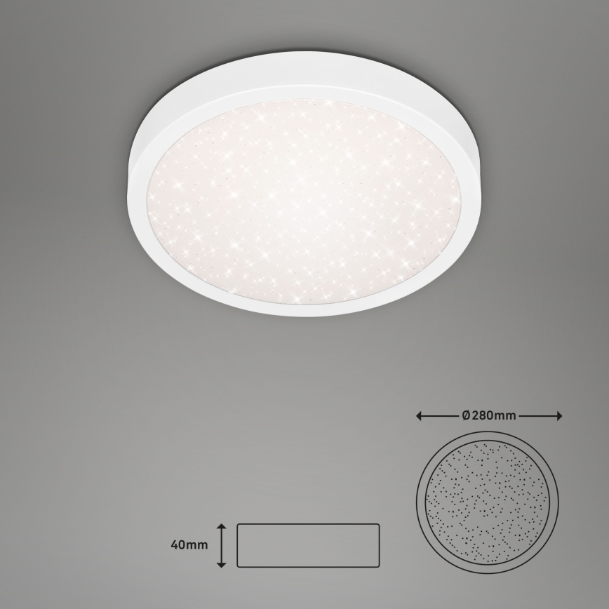 Briloner 3048-016 - LED Stropné svietidlo RUNA LED/18W/230V biela