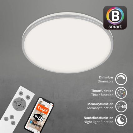Briloner 3065-014 - LED stmievateľné stropné svietidlo IVY LED/42W/230V Wi-Fi Tuya pr. 49 cm + diaľkové ovládanie
