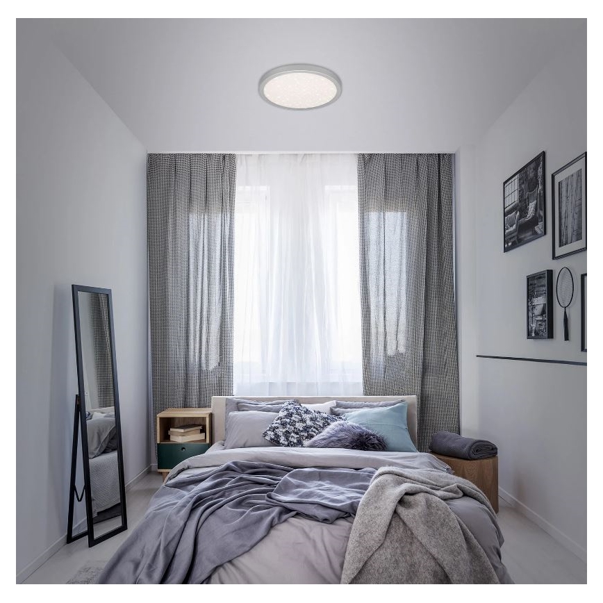 Briloner 3071-014 - LED Stropné svietidlo RUNA LED/24W/230V strieborná