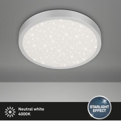 Briloner 3071-014 - LED Stropné svietidlo RUNA LED/24W/230V strieborná