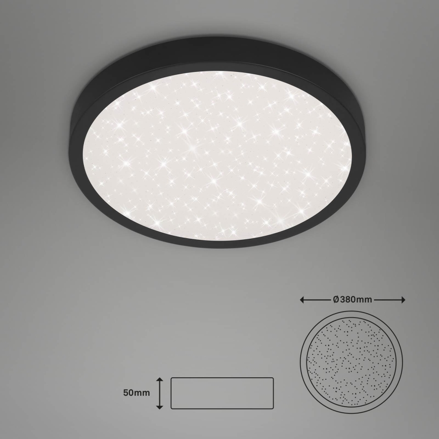 Briloner 3071-015 - LED Stropné svietidlo RUNA LED/24W/230V čierna