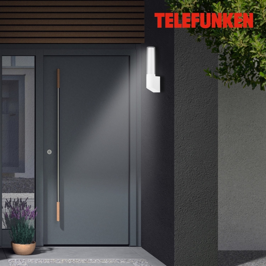Briloner 311306TF - LED Vonkajšie nástenné svietidlo LED/8W/230V 4000K IP44 biela