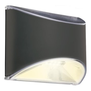 Briloner 3133015 - LED Solárne nástenné svietidlo LED/2W/3,7V IP44 3000K