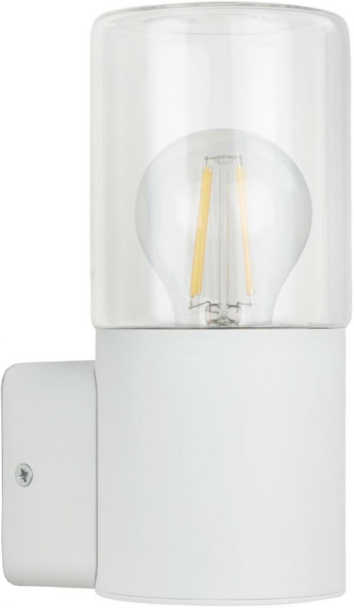 Briloner 320506TF - Vonkajšie nástenné svietidlo 1xE27/12W/230V IP44 biela