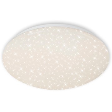 Briloner 3373-016 - LED stmievateľné stropné svietidlo STARRY LED/15W/230V 3000–6500K Ø 28 cm biele + diaľkové ovládanie