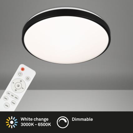 Briloner 3430-015 - LED Stmievateľné stropné svietidlo MANNY LED/48W/230V + diaľkové ovládanie