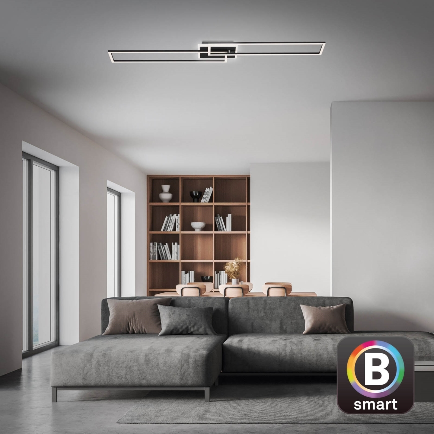 Briloner 3538-015 - LED Stmievateľný luster FRAME 2xLED/20W/230V 2700-6500K Wi-Fi Tuya + diaľkové ovládanie