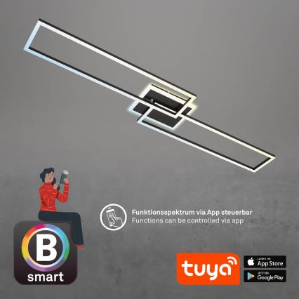 Briloner 3538-015 - LED Stmievateľný luster FRAME 2xLED/20W/230V 2700-6500K Wi-Fi Tuya + diaľkové ovládanie