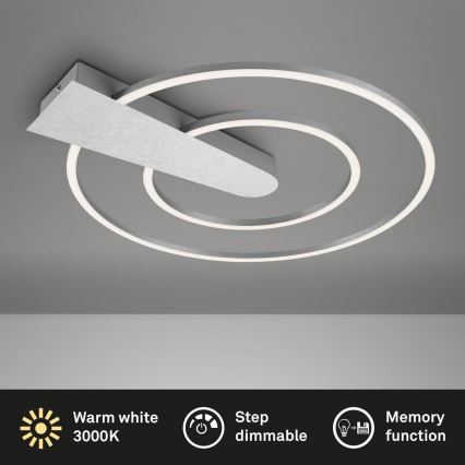 Briloner 3543-018 - LED Stmievateľné stropné svietidlo NICO LED/25W/230V matný chróm