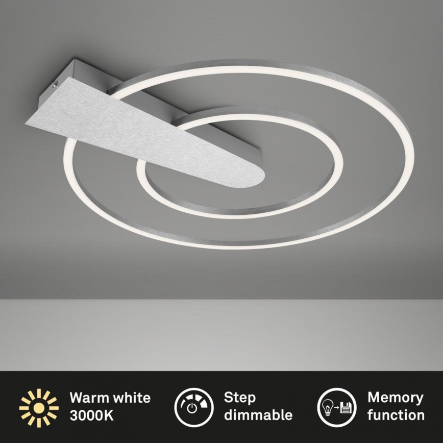 Briloner 3543-018 - LED Stmievateľné stropné svietidlo NICO LED/25W/230V matný chróm