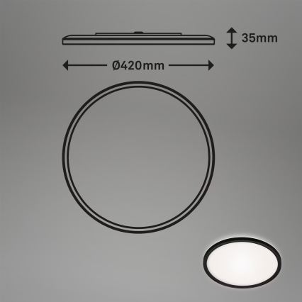 Briloner 3643-415 - LED Kúpeľňové stropné svietidlo LED/22W/230V IP44 4000K