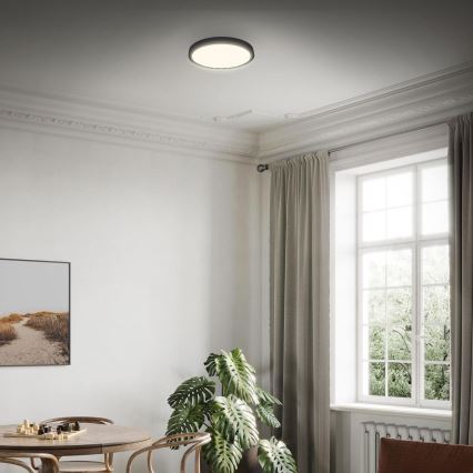 Briloner 3703-015 - LED Stropné svietidlo RUNA LED/24W/230V 3000K pr. 38 cm čierna