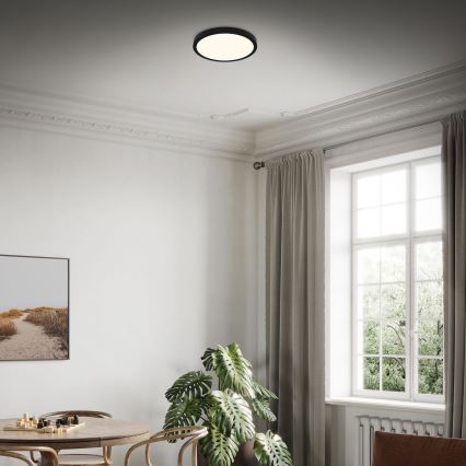 Briloner 3704-015 - LED Stmievateľné stropné svietidlo RUNA LED/22W/230V 2700-6500K čierna + diaľkové ovládanie