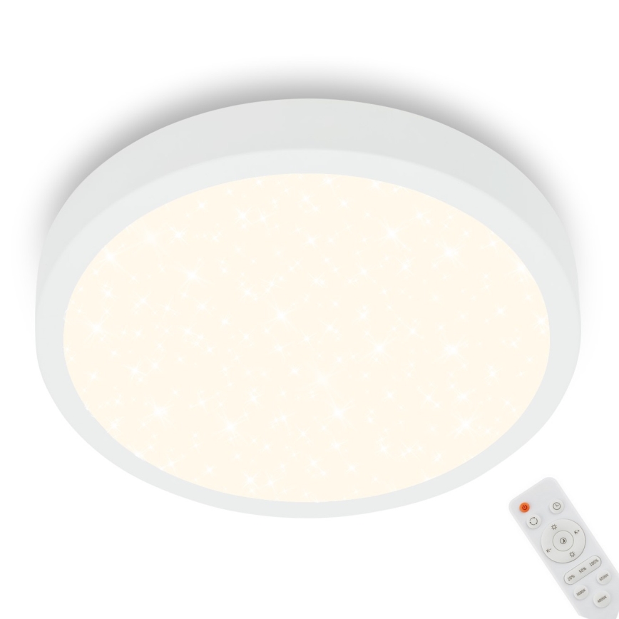 Briloner 3704-016 - LED Stmievateľné stropné svietidlo RUNA LED/22W/230V 2700-6500K biela + diaľkové ovládanie
