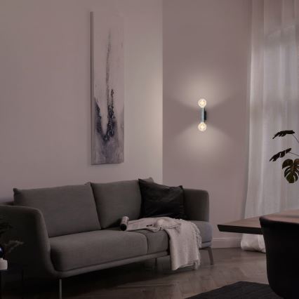 Briloner 3710-024 - Nástenné svietidlo 2xE27/10W/230V