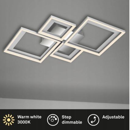 Briloner 3727-019 - LED Stmievateľné stropné svietidlo FRAME LED/38W/230V