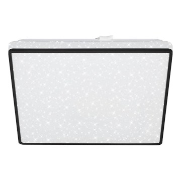 Briloner 3748-415 - LED stropné svietidlo STAR SKY LED/15W/230V 27x27 cm čierna