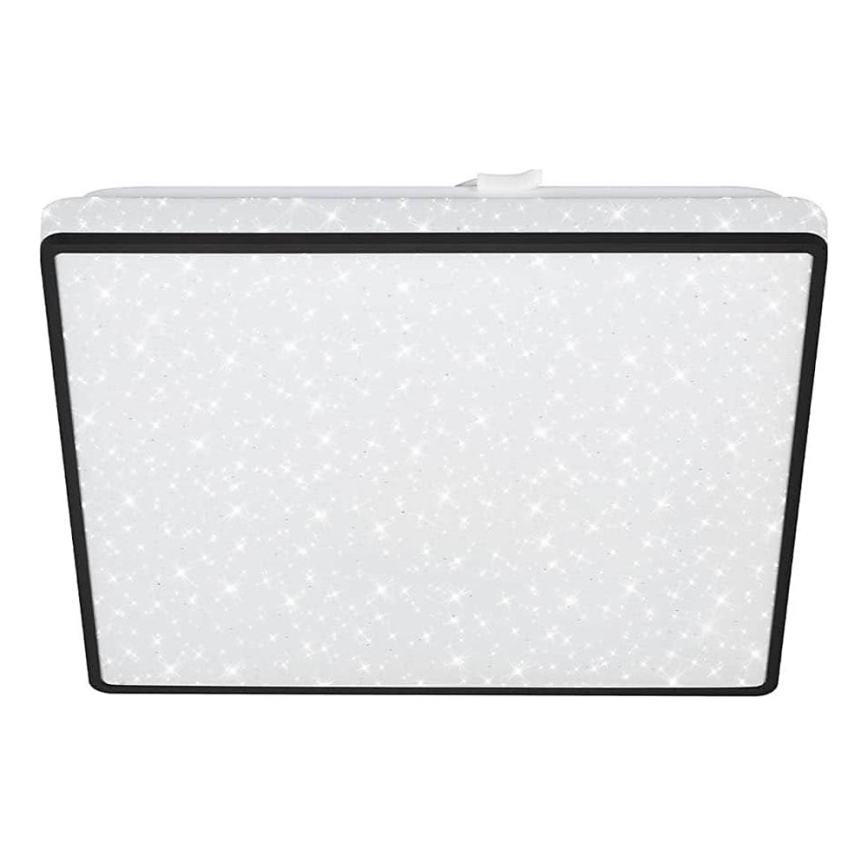 Briloner 3748-415 - LED stropné svietidlo STAR SKY LED/15W/230V 27x27 cm čierna