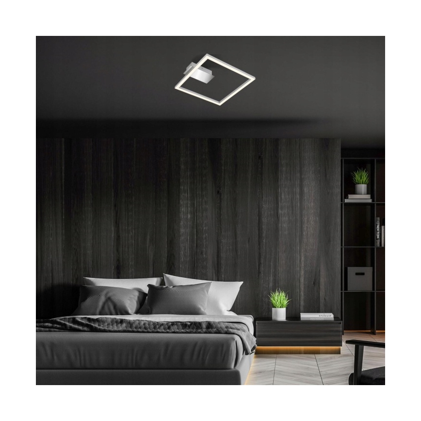 Briloner 3780-014 - LED Stropné svietidlo FRAME LED/14W/230V 26,5x25 cm matný chróm