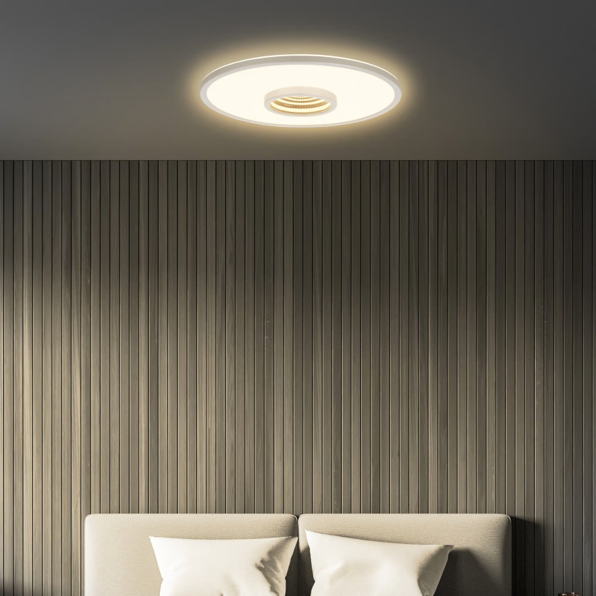 Briloner 3847014 - LED stropné svietidlo TORO LED/18W/230V priemer 42 cm matný chróm