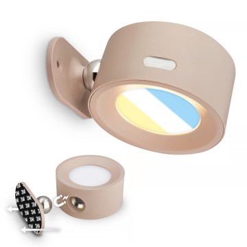 Briloner 3896011 - LED Stmievateľné nabíjacie nástenné svietidlo TARI LED/1,6W/5V 1500 mAh béžová
