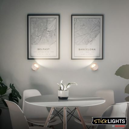 Briloner 3896011 - LED Stmievateľné nabíjacie nástenné svietidlo TARI LED/1,6W/5V 1500 mAh béžová