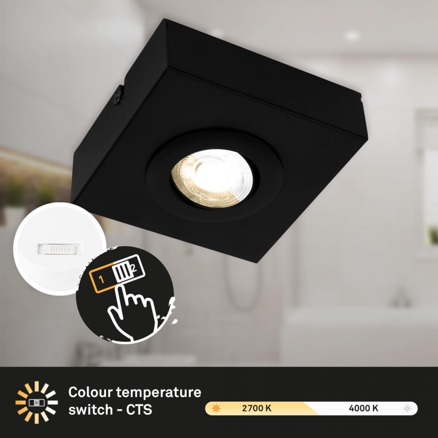 Briloner 3996015 - LED Bodové svietidlo CTS LED/4W/230V 2700/4000K čierna
