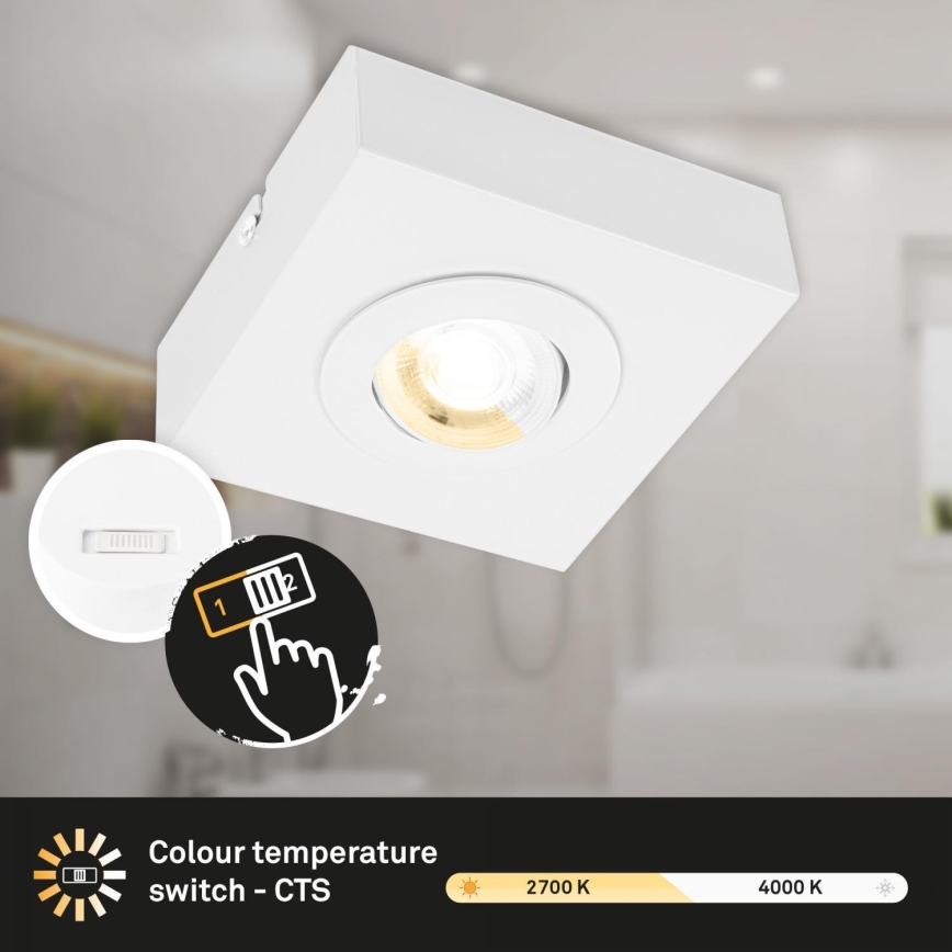Briloner 3996016 - LED Bodové svietidlo CTS LED/4W/230V 2700/4000K biela