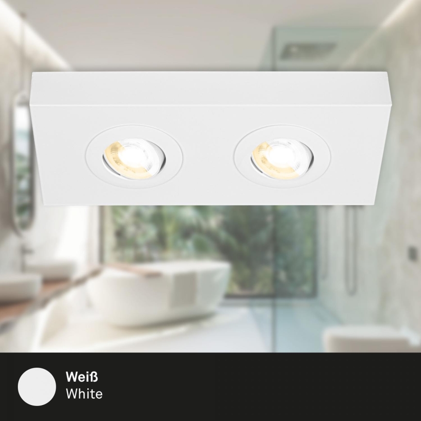 Briloner 3996026 - LED Bodové svietidlo CTS 2xLED/4W/230V 2700/4000K biela