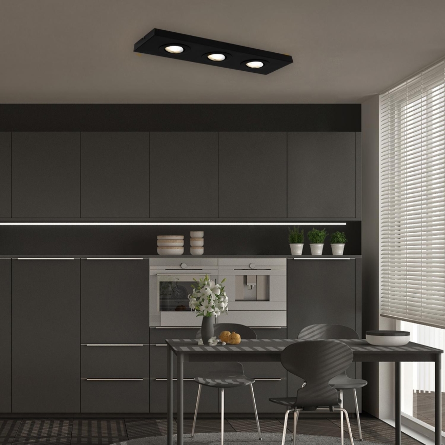 Briloner 3996035 - LED Bodové svietidlo CTS 3xLED/4W/230V 2700/4000K čierna