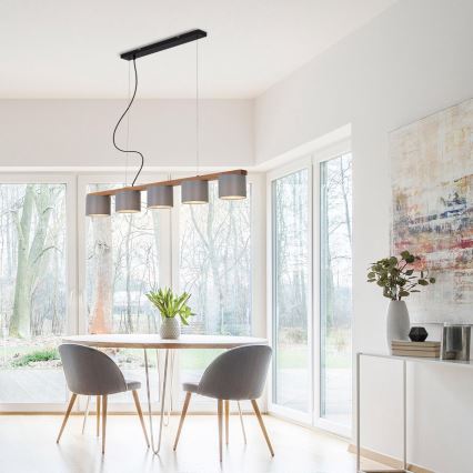 Briloner 4075-054 - Závesný luster RHON na lankách 5xE14/25W/230V