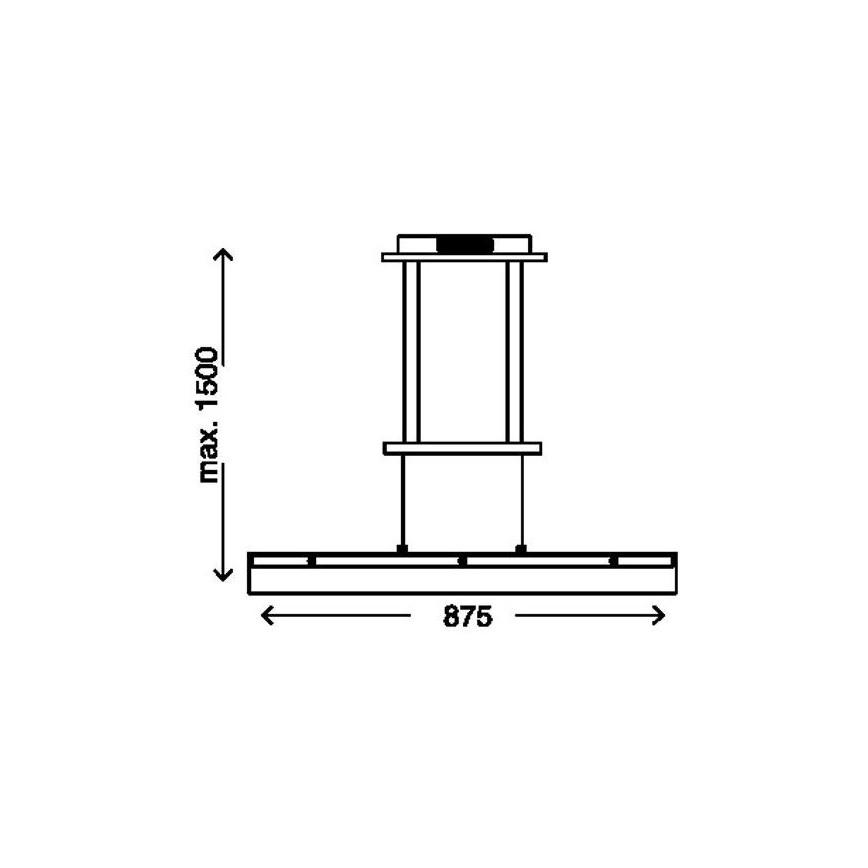 Briloner 4336-012 - LED Luster na lanku COUDE LED/15W/230V