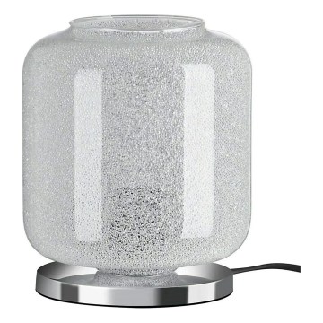 Briloner 7011-018 - Stolná lampa COLD 1xE27/40W/230V číra/lesklý chróm