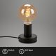 Briloner 7023-015 - Stolná lampa TEEPU 1xE27/10W/230V čierna