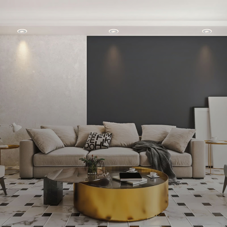 Briloner 7039034 - SADA 3xLED Kúpeľňové podhľadové svietidlo LED/5W/230V IP44 matný chróm