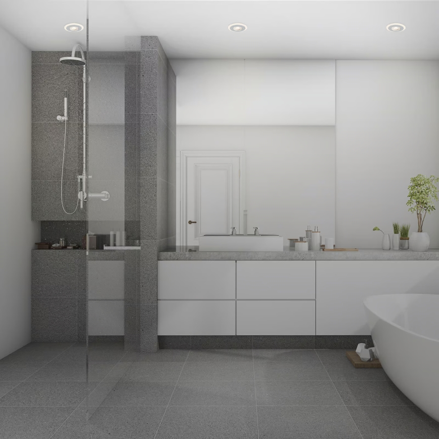 Briloner 7039034 - SADA 3xLED Kúpeľňové zapustené stropné svietidlo 3xLED/5W/230V IP44 matný chróm