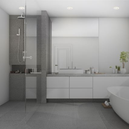 Briloner 7039036 - Sada 3x LED kúpeľňových podhľadových svietidiel LED/5W/230V IP44 biela