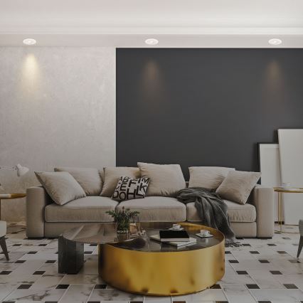 Briloner 7039036 - SADA 3xLED Kúpeľňové zapustené svietidlo 3xLED/5W/230V IP44 biela