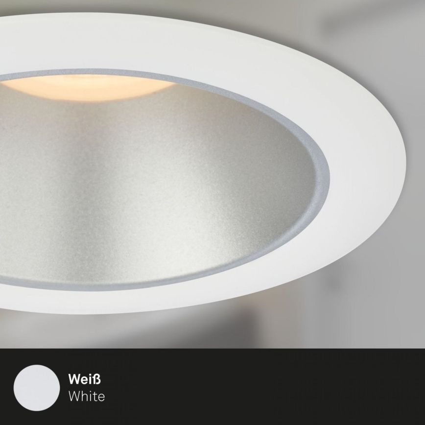 Briloner 7041-036 - SADA 3x LED Kúpeľňové podhľadové svietidlo LED/4,9W/230V IP44 biela