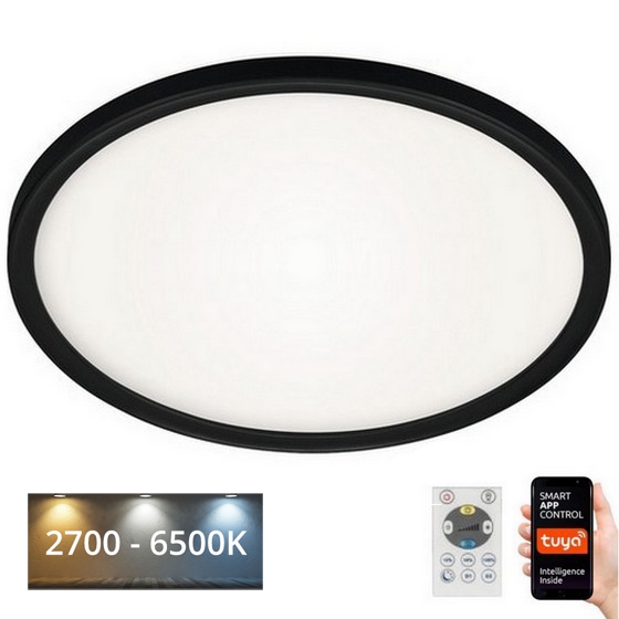 Briloner 7059-015 - LED Stmievateľné stropné svietidlo SLIM LED/22W/230V 2700-6500K Wi-Fi Tuya + diaľkové ovládanie