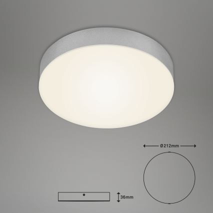 Briloner 7065-014 - LED Stropné svietidlo FLAME LED/16W/230V strieborná