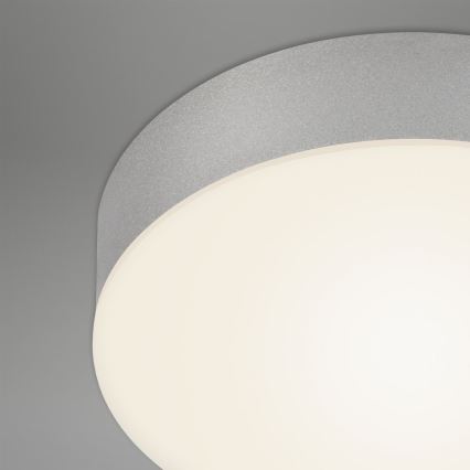 Briloner 7066-014 - LED Stropné svietidlo FLAME LED/21W/230V 3000K strieborná pr. 28,7 cm