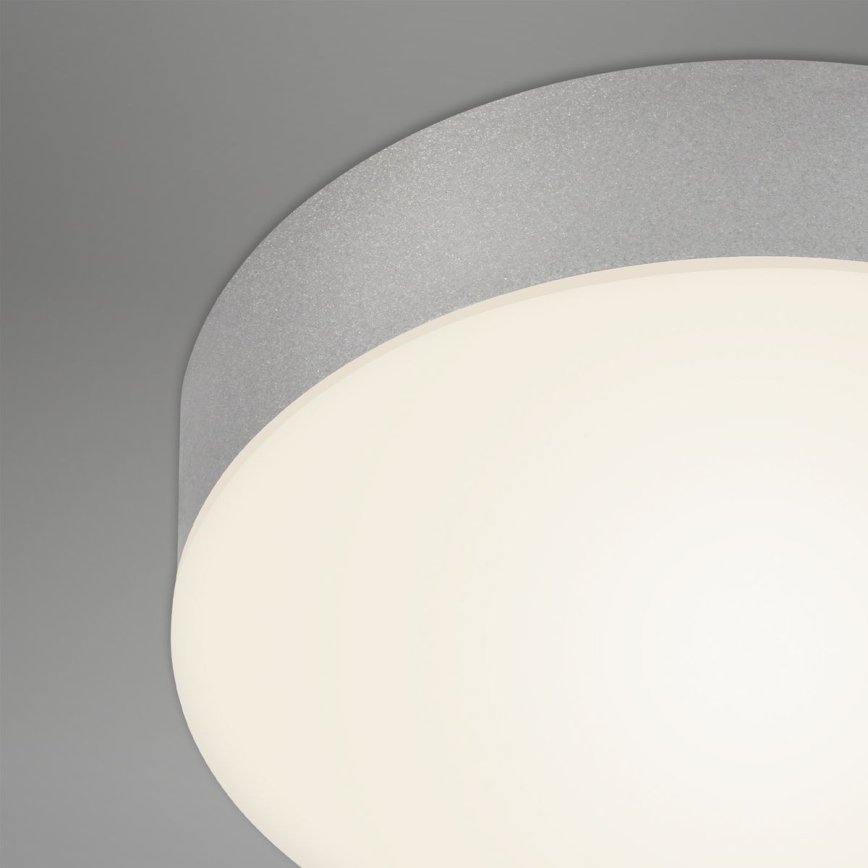 Briloner 7066-014 - LED Stropné svietidlo FLAME LED/21W/230V 3000K strieborná pr. 28,7 cm