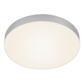 Briloner 7066-014 - LED Stropné svietidlo FLAME LED/21W/230V 3000K strieborná pr. 28,7 cm