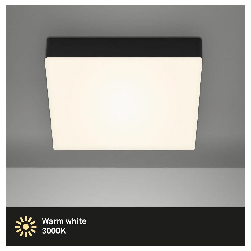 Briloner 7070-015 - LED Stropné svietidlo FLAME LED/16W/230V čierna